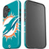 NFL Miami Dolphins Large Logo iPhone 16 Plus Impact Case